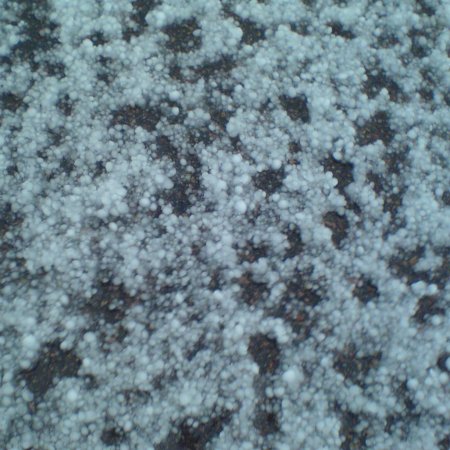 Hagel på perrongen!